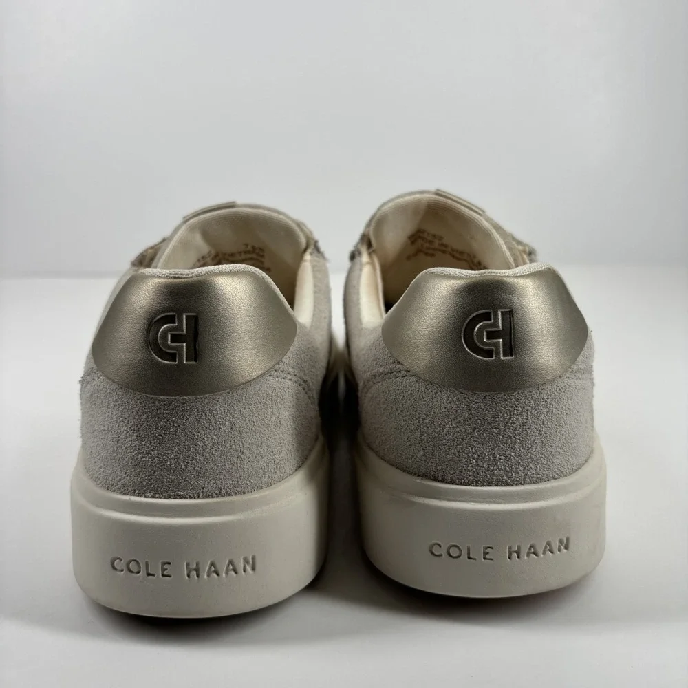 Cole Haan Grand Crosscourt Coaster Women's‎ US 7.5B Ivory/Dove Sneaker W32152